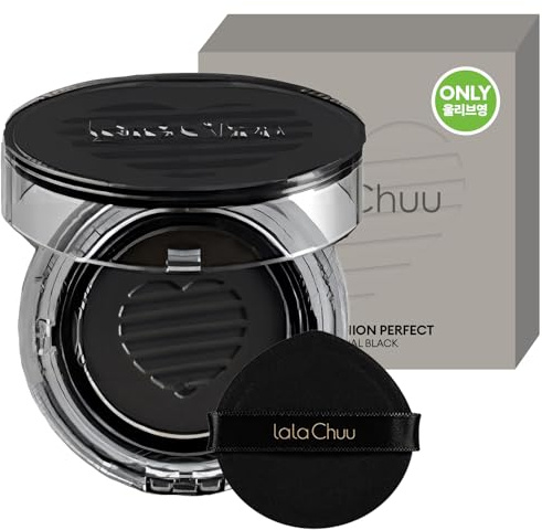 LALACHUU Hairline Powder Waterproof Concealing Hair Loss Instantly Root Touch Up for Women & Men Sweatproof Stain Proof for 120 Hours 0.32 Ounce, Natural Black