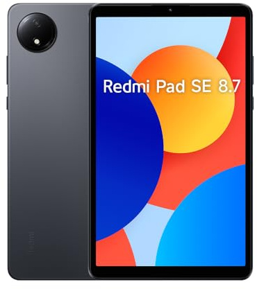 XIAOMI Redmi Pad SE 8.7'' (Tablet) Con Anello- 4G HyperOS 2.0GHz 4GB 128GB Graphite Gray