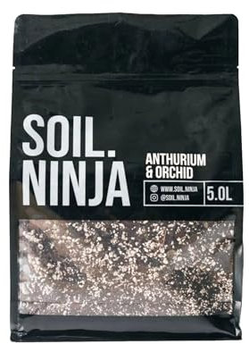 Soil Ninja - Premium Anthurium & Orchid Houseplant Soil Blend 5L bag