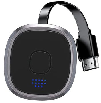 OBEST HDMI Inalámbrico 4K Transmisor Receptor, Kit HDMI Wireless 5G/2,4G, Adaptador Streaming de Audio Video Ultra HD, Cast iOS Android Windows Mac Teléfono a PC TV Box/proyector/Monitor, Plug Play