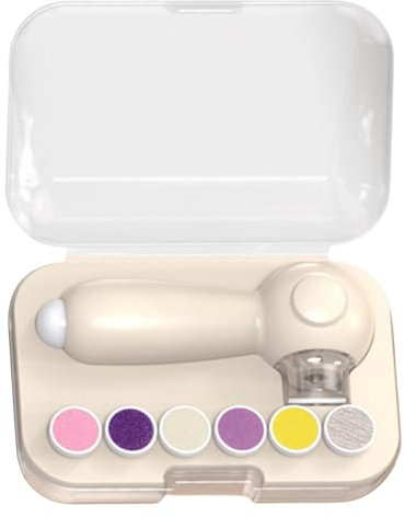 XIUXIYIXIA Elektrische Baby-Nagelfeile mit LED-Licht, Baby-Nägel, Schere für Neugeborene, Säuglinge, Erwachsene, Zehen, Fingernägel