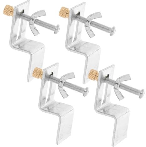 MUCKLILY 1ensemble Support De Montage Évier Sous Plan Kit De Fixation Pour Éviers Basins Et Lavabos Avec Clips Et Vis Inclus Installation Facile Et Rapide