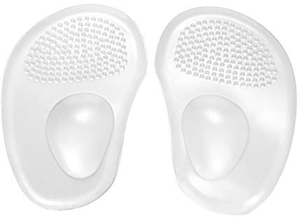 3 paia di piedini in silicone a forma di goccia, inserti per scarpe, antiscivolo, autoadesivi, solette per scarpe con tacco alto