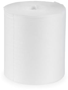 Mank GmbH Reinigungstücher M-Wipes aus Spunlace Weiß Vliesrolle Vliestücher Wischtücher Vlies Putztücher Werkstatt Tuch 17x25 cm ca. 200 Abrisse 1 Rolle