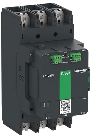 Schneider Electric High power contactor, TeSys Giga, 3 pole (3NO), AC-3 =440V 400A, advanced version, 200…500V wide band AC/DC coil