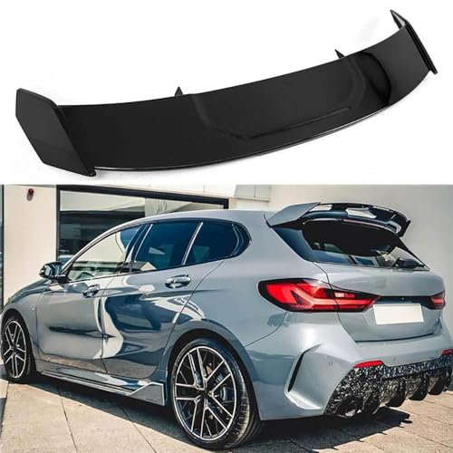 GOYMFK Glänzend Schwarz Auto Heckspoiler Hintere Fenster Kofferraum Dachspoiler Flügel für BMW 1er F40 M135i 128ti 118d 2019-2023 Styling Karosserie Exterieur Zubehör