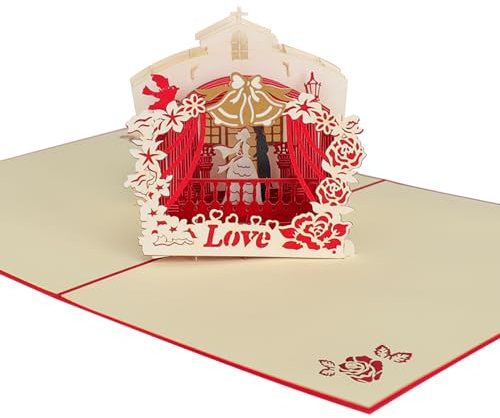 Hochzeitsgeschenke FüR Brautpaar Geldgeschenke Verpackung Hochzeitskarte Karte Hochzeit Konfirmationskarte Einladungskarten Hochzeit 3D Brautpaar Figuren Tischkarten Hochzeit Pop Up Tischkarten