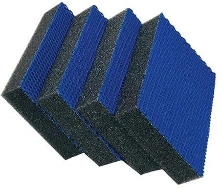 Spugne Confezione da 4 unità Spugna Abrasivo Antigraffio Alimentare Evo Professional HACCP (BLU)