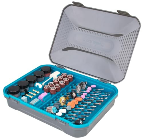 TOOLSBAT 302PCS Rotary Tool Accessories Kit, 1/8-Inch Diameter Shanks Universal Fitment, Rotary Tool Bits for Cutting, Sanding, Grinding, Carving, Polishing, Drilling and Engraving