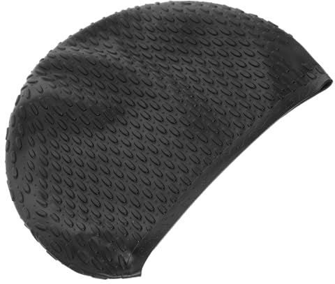 Supvox Badekappe Aus Silikon für Damen Vielseitige Bademütze mit Ohren für Pools und Strände