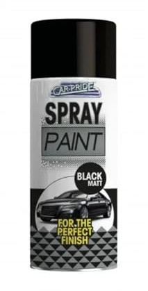 PEBBLE HUG Matt Black Spray Paint, Fast-Drying, Long-Lasting, Perfect For Wood, Metal, Plastic, Crafting, DIY Projects, Versatile For Interior And Exterior Use, 400ml, (1 Pcs)