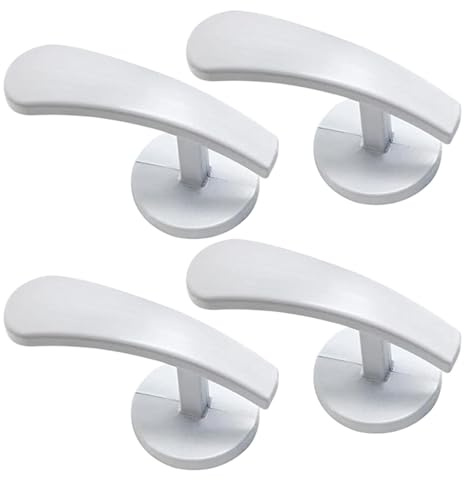 Naqqios Hojas de retención de hojas – ganchos de pared drapeados, portamettes Holsbacks ganchos de pared | 4 cortinas decorativas para ventana, decoración, elementos de fijación de las cortinas