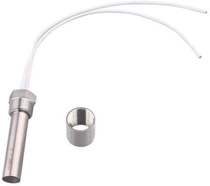 Riscaldatore a cartuccia da 12 V, elemento riscaldante dell'acqua ad immersione con filettatura da 3/4, 100 W-200 W, resistenza tubolare elettrica (con accessori, 12 V 150 W)