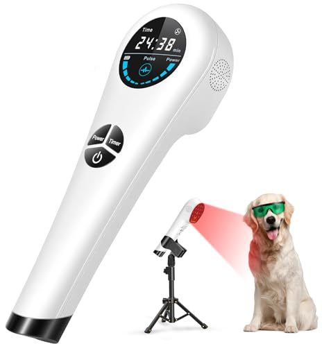 VAYALT Red Light Therapy, Lampada Infrarossi con Timer,Terapia a Luce Rossa per Pelle Migliorata, Sollievo dal Dolore, Recupero Rapido, 650/808nm Terapia Luce Rossa, Lunghezza D'Onda Luce Rossa (A)