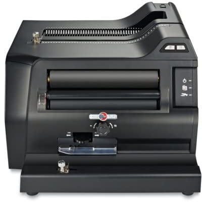 CBS3000 Coil Binding System 3000, Black; All-in-One Spiral Punch, Bind, and Crimping System; LED Panel; Open-Ended Punch Throat; Dual Coil Rollers; Power Crimper; Oval Hole; Foot Pedal