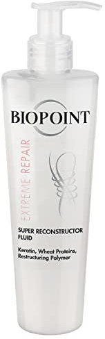 Biopoint Extreme Repair - Fluido Capelli Super Ricostruttore Pre-Shampoo, Azione Nutriente e Fortificante, Favorisce la Ricostruzione della Fibra Capillare, 200 ml