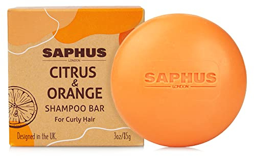 SAPHUS Argan Oil Shampoo Bar for Dry, Damaged & Curly Hair