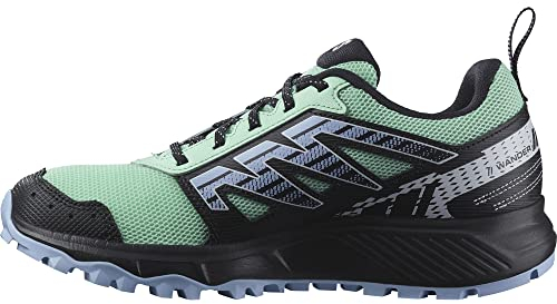 Salomon Wander Damen Trail Running Schuhe, Outdoor-bereit, Komfort durch Dämpfung, Sicherer Fußhalt, Yucca, 39 1/3