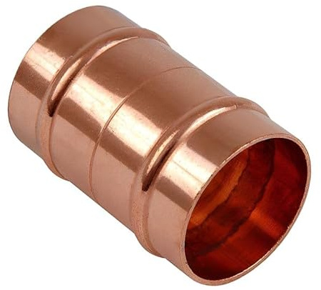 Pack of 2-28mm Solder Ring Slip Coupling (Known as 28mm Copper Fittings Also/Slip Coupling/Slip couplings/Solder Ring Fittings Also Available in 8mm, 10mm, 15mm, 22mm, 28mm)
