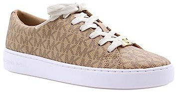 Michael Kors Damen Keaton Lace Up Sneaker, Braun, 38.5 EU