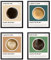 Poster Master 4-teiliger Druck in Italien, Kaffee-Poster, Espresso, Americano & Cappuccino, Café-Wanddesign, Latte & Barista-Kunst, Kaffeehaus oder Küchendekoration, 20,3 x 25,4 cm, ungerahmt