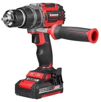 Einhell Professional Perceuse-visseuse à percussion sans fil TP-CD 18/70 Li-i BL (2 x 2,0 Ah) (18 V, moteur sans charbon, 70 Nm, perçage à percussion, 2 batteries 2,0 Ah, chargeur, E-Case)