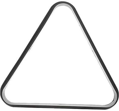 Toddmomy Mini Pool Triangle Rack 7.08X7.08X1.10In Plastic Billiard Ball Rack Frame for Home Table Games and Kids Mini Billiards