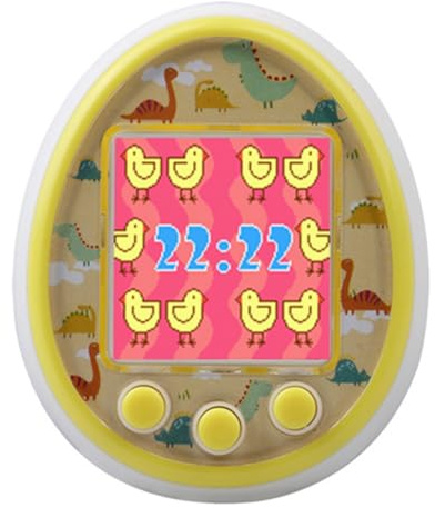 Lonrtesw Nouveaux Électroniques pour Enfants, Écran Couleur, Chargement USB, Interactif, Animal de Compagnie Virtuel, pour Enfants, C