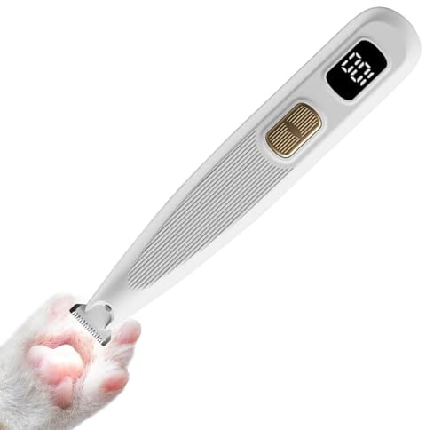 Cortapelos para perros,Pantalla LCD, 2 velocidades, recargable,Máquina de Cortar Pelo para Mascotas para el Acicalamiento - Para el hogar, apartamento, viajes, gatos, cachorros, pelo largo y grueso,