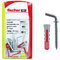 Fischer Tasselli DUOPOWER 6 Tasselli C/8 K in blister , 6 Gancio Corto 6x30 mm,537634