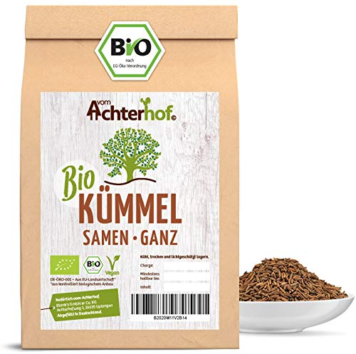Bio Kümmel ganz echt (1kg) Kümmelsamen Kümmeltee vom-Achterhof Kümmelsaat Caraway Whole Organic