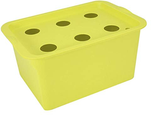 Kit di coltivazione del sistema idroponico, 6 buche Sito Kit di coltivazione del sistema idroponico Scatola da esterno per gabinetto da giardino per bolle(verde)