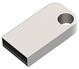 BLEXX USB Impulsa la Memoria de la Memoria, 4GB/8GB/16GB/32GB/64GB Mini Pen Drive Metal a Prueba de Agua USB Regalo de Disco Mini Drive Mini U (Capacity : 64GB, Color : Silver1)