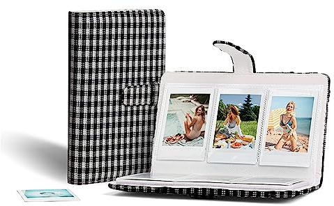 Fotoalbum för Mini 12 Kamera, 96 Fickor Mini Film Picture Album 3-tums Kamera Bilder Bokomslag, Bildalbum Stor Kapacitet för Familjens Bröllopsdag