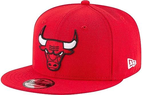New Era NBA 9FIFTY Adjustable Snapback Hat Cap One Size Fits All, Chicago Bulls, One size
