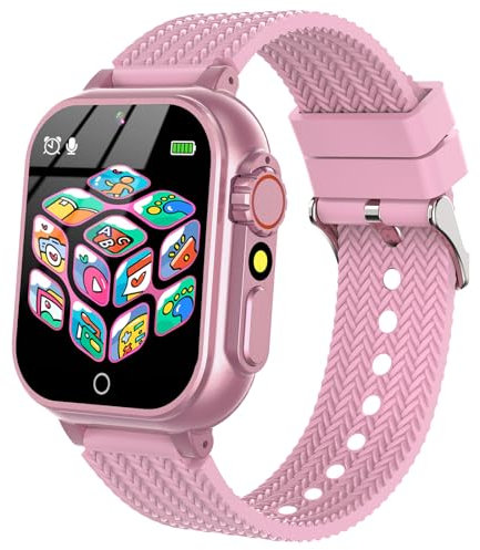 kaacly Kids Smart Watch with Games Pedometer Learning Cards Story Music Player Alarm Clock Kids Watch for Boys Girls Birthday Gifts