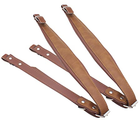 OFFSCH Sangles Accordéon Réglables en Cuir Synthétique Étanche pour Accordéons 16-120 Basses, Longueur Ajustable de 83 à 110 Cm, Accessoires Pratiques pour Musiciens