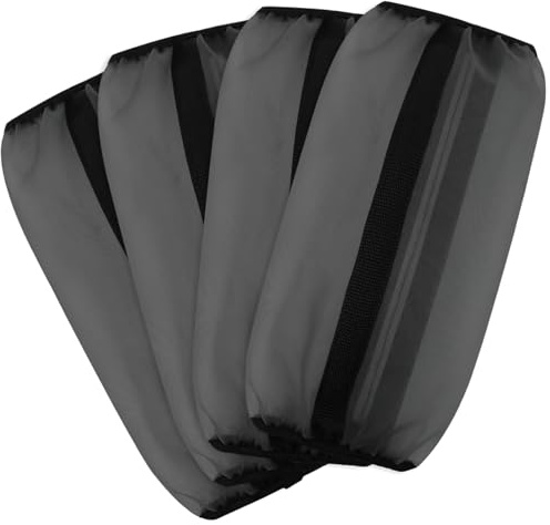 Vendas para patas de caballo, 12.6 x 13.4 pulgadas, 4 unidades, protectores de espinillas de caballo para entrenamiento y equitación, botas de caballo transpirables, protección contra mosquitos con