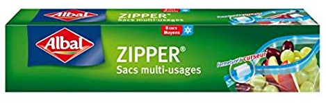 Albal Zipper multifunktionell 3L väska - set med 4 enheter