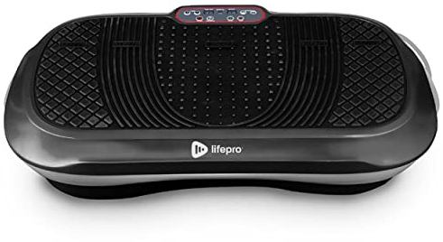 LifePro Máquina de Ejercicio de Placa vibratoria, Entrenador de Fitness de vibración de Todo el Cuerpo con Bandas de Bucle, máquina de Ejercicio de Placa vibradora con Control Remoto, Correas de
