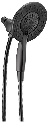 Delta Faucet 58499-BL In2ition Hand Shower Head 1.75 GPM 4-Setting Combo, Matte Black