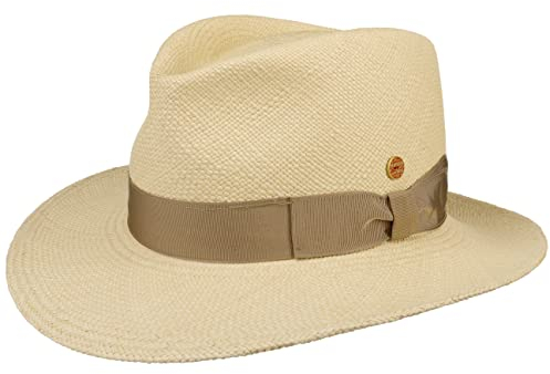 Mayser Panama Bogarthut Brisa-Flechtung UV-Schutz Made in EU Damen Sommer Natur-beige 55 cm