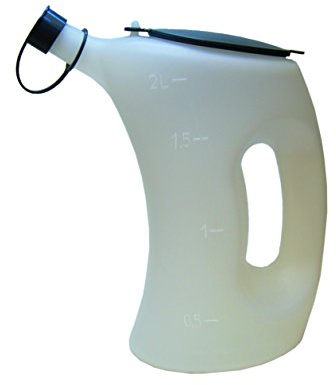 GREENSTAR - Broc Gradué En Plastique - Avec Bec Verseur - Couvercle Et Bouchon De Protection - Graduation De 0,5 À 2 L