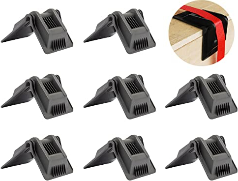 Confezione da 24 Protezioni per bordi ad angolo per cinghie di fissaggio, per camion, larghezza 67 mm