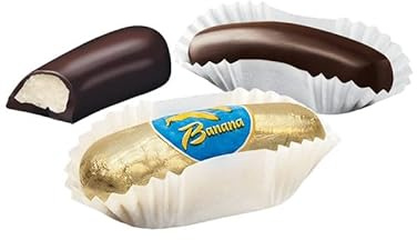 Cioccolatini Vannucci Banana Cioccolato Fondente con Ripieno Alla Banana Sfusi (500g)