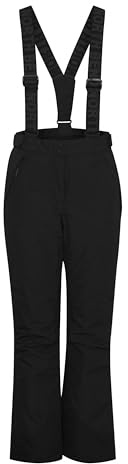 NORTH BEND NBHildi Damen Skihose wasserdicht Winddicht atmungsaktiv Schneehose Winterhose mit Wassersäule 10000mm W-PRO Wetterschutzsystem, Größe:44, Farbe:Black (1001)