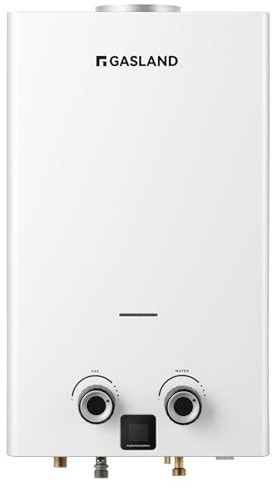GASLAND 11L Chauffe eau gaz instantané au butane propane, Bas NOx, BG300 Chauffe-eau à gaz LPG pour gaz butane(28-30mbar),gaz propane(37mbar)