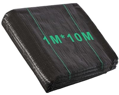 tintoke Tela para Control de malezas para Jardines,1mx10m,Tela Resistente al desgarro para Control de malezas,Tela para jardín contra malezas,Adecuado para Jardines, parterres elevados, etc.