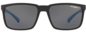 Ray-Ban 0AN4251 Gafas de sol, Rectangulares, Polarizadas, 58, Matte Black