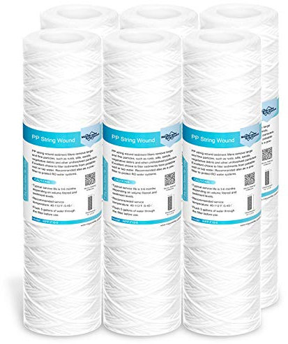 Membrane Solutions 10 Micron 10x2.5 String Wound Whole House Water Filter